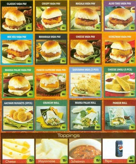 Goli Vada Pav No. 1 Menu, Menu for Goli Vada Pav No. 1, Narela, New Delhi - Zomato