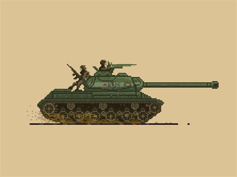 IS-2 tank by Grei on Dribbble