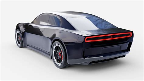 Dodge Charger Daytona SRT - EV 2024 3D model | CGTrader