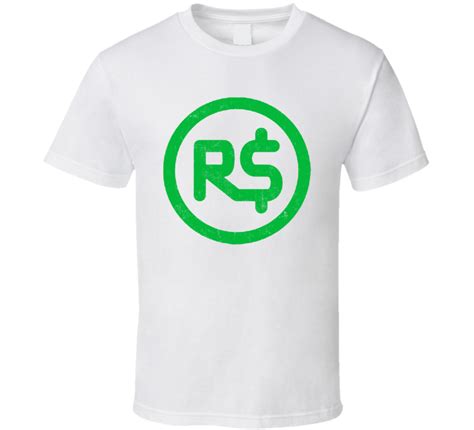 Roblox Robux Money Gamer Online Social Network Game Gaming App Icon Logo Fan T Shirt