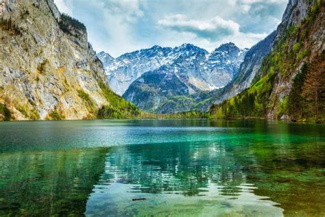 Obersee - Mountain Lake, Germany Stock Image - Image of nature, mount ...