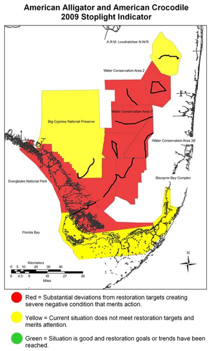 American Alligator Habitat Map