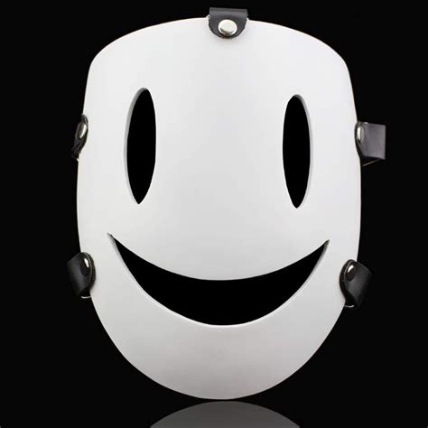 YK Masque en résine pour Halloween, cosplay, bal de fin d'année, motif smiley : Amazon.fr: Vêtements