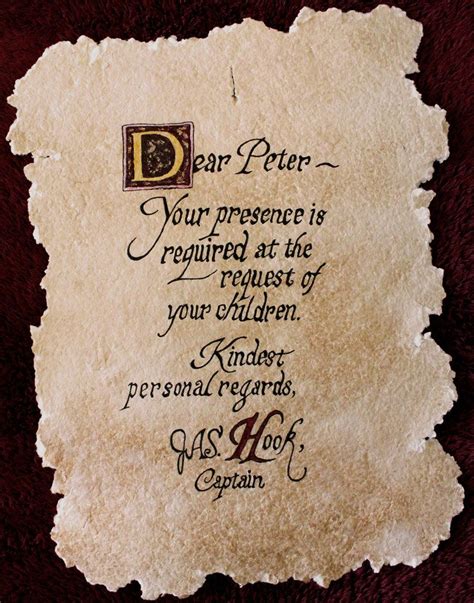 Ransom Note from Hook by Actionmirror on deviantART | Peter pan disney, Hook movie quotes, Hook ...