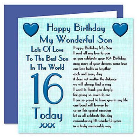 Happy Birthday To My Wonderful Son - Wishes, Greetings, Pictures – Wish Guy