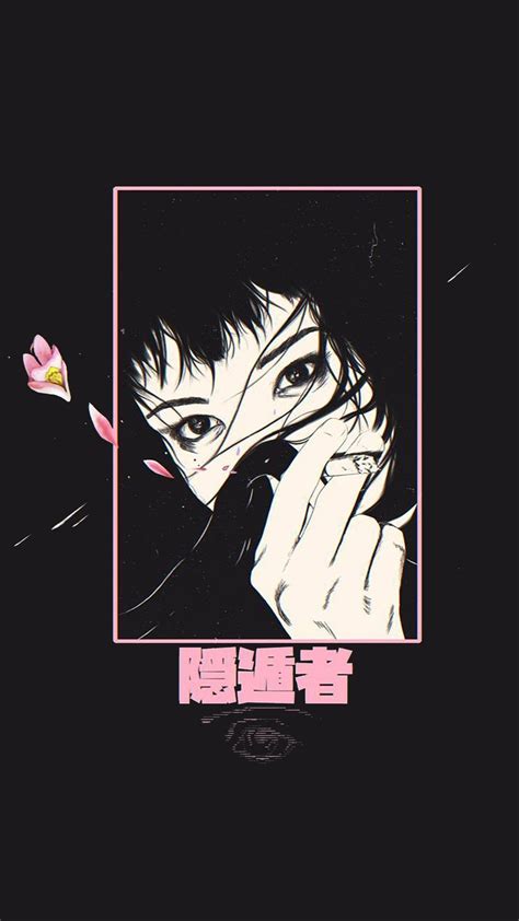 Anime Edgy Black Aesthetic Wallpaper - Download Free Mock-up