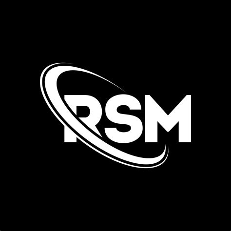 logo RSM. lettre rsm. création de logo de lettre rsm. initiales logo ...