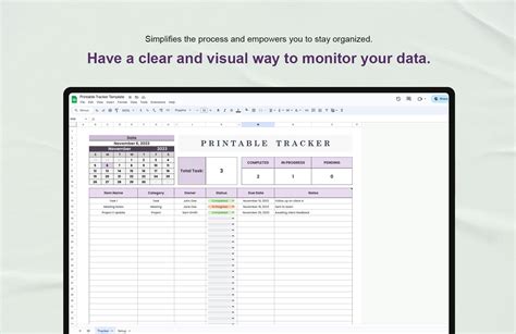 Printable Tracker Template in Excel, Google Sheets - Download | Template.net