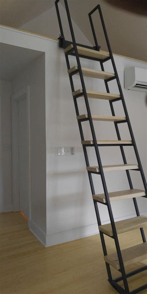 9 foot retractable Loft Ladder. Free shipping to your door | Etsy ...