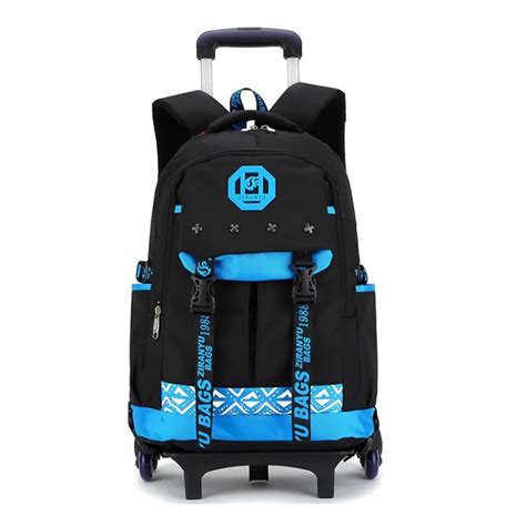 kids wheel bag school backpacks wheels primary school bags for boys ...