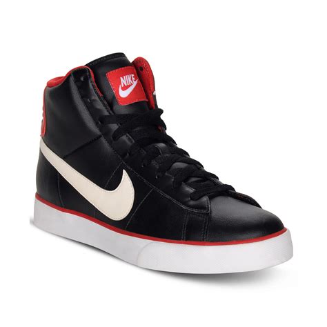 Nike Sweet Classic Leather High Top Sneakers in Black for Men | Lyst