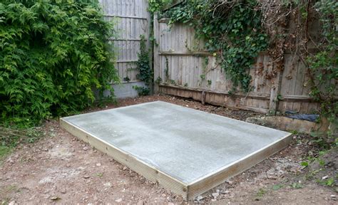 How to Make a Concrete Base for Your Shed | Blog