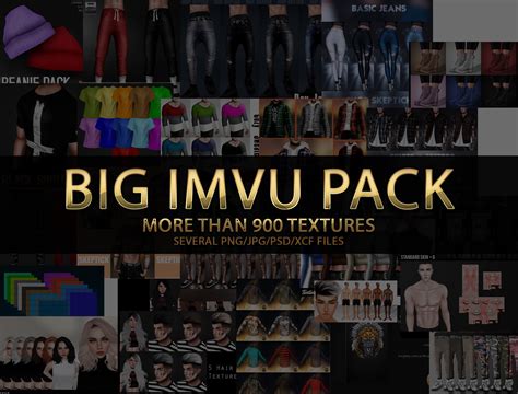 Big IMVU Texture Pack More Than 900 Imvu Textures Huge Sale - Etsy