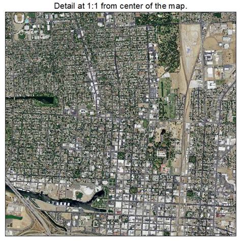 Aerial Photography Map of Stockton, CA California