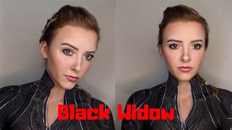 Black Widow Cosplay Makeup/Bodypaint Tutorial | Black widow cosplay ...