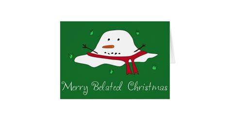 Merry Belated Christmas Card | Zazzle