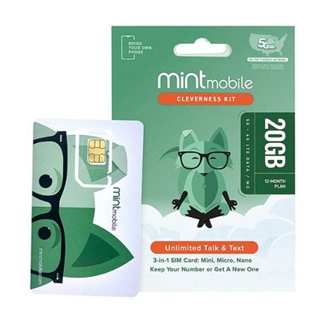 Mint Mobile 12-Month Prepaid SIM Card Kit MINT-LARGE-12 - Best Buy