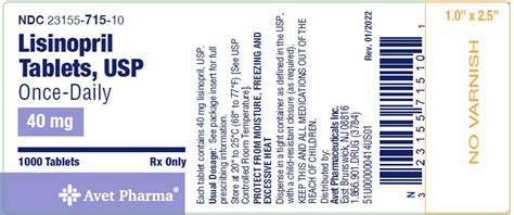 Lisinopril: Package Insert / Prescribing Information - Drugs.com