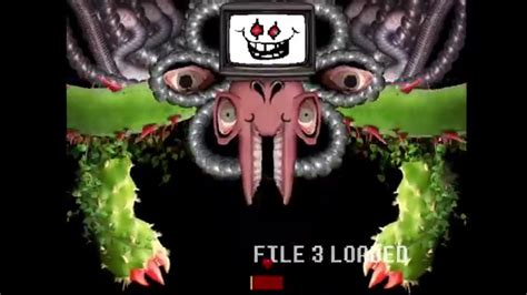 Undertale - Omega Flowey BOSS FIGHT (First Attempt) - YouTube