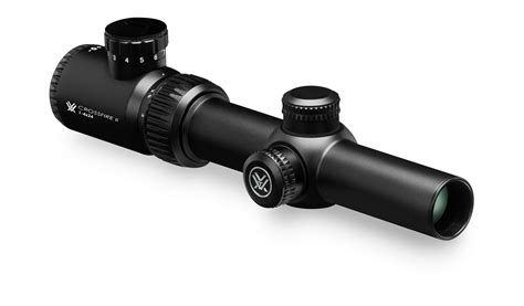 Vortex Crossfire II Rifle Scope, 1-4x24mm, V-Brite Illuminated Reticle, LPVO, Black (CF2-31037 ...