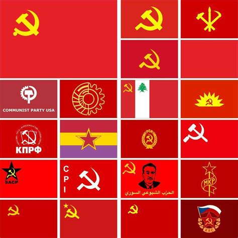 Communist Countries Flags