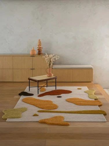 Modern Hand Tufted Rugs at Rs 200/sq ft | Hand Tufted Rugs in Bhadohi | ID: 2852956751748