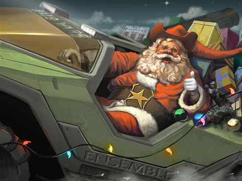 Santa Gamer 1600 x 1200 Wallpaper