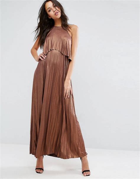 Copper dress | Top maxi dresses, Asos long dresses, Maxi dress