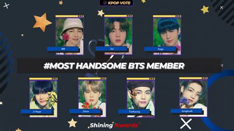 bts most handsome member 2022 - Shining Awards