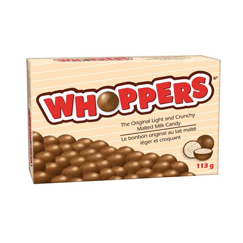 WHOPPERS Malted Milk Candy, 113g box