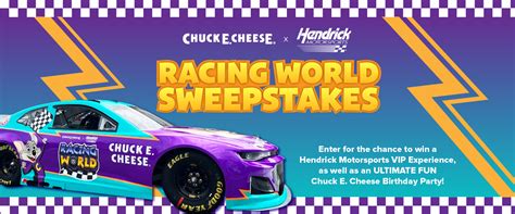 Racing World Sweepstakes | Chuck E. Cheese