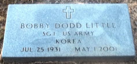 Bobby Dodd Little (1931-2001) - Find a Grave Memorial