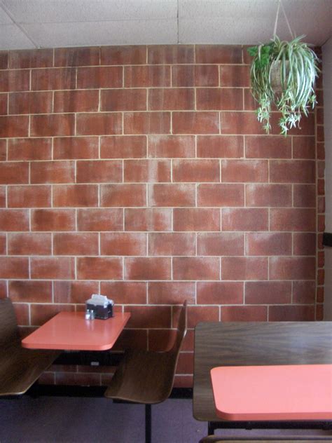 Pin by Nancy Nichols on diy projects | Faux brick walls, Cinder block walls, Faux brick