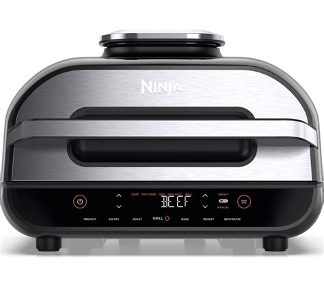 Ninja Foodi Max Health Ag551uk Grill & Air Fryer - Grey, Grey | Ninja ...