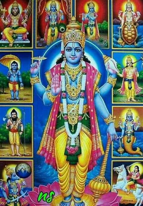 The Complete List of 24 Avatars of Vishnu