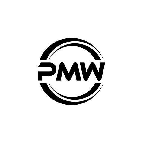 PMW Logo Design, Inspiration for a Unique Identity. Modern Elegance and Creative Design ...