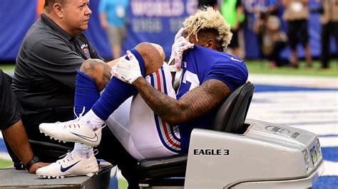 Giants injury updates: Odell Beckham Jr. to have season-ending ankle ...