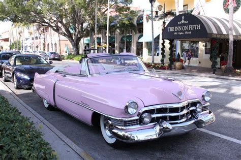 1950 Pink Cadillac Convertible - Starfish Cottage