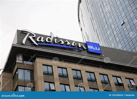 Radisson Blu Hotel Chain Logo On Top Of New Hotel Facade Editorial Image | CartoonDealer.com ...