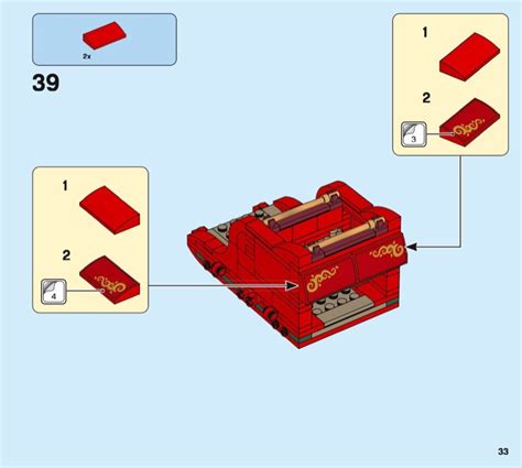 LEGO 40499 Santa's Sleigh Instructions, Seasonal - Christmas