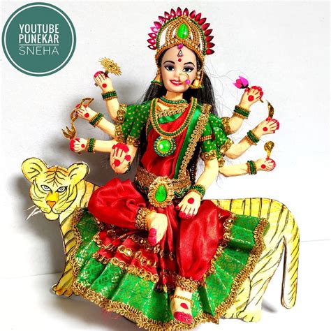 Durga Maa Murti Making | How to Make Eco Friendly Durga Maa Idol Making ...