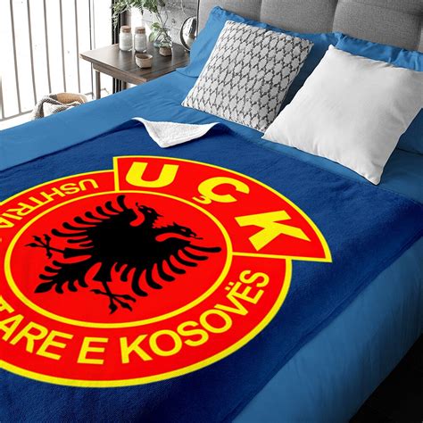 Uqk Flag Baby Blankets Kosovo Albanian Uck Adem Jashari Baby Blankets ...