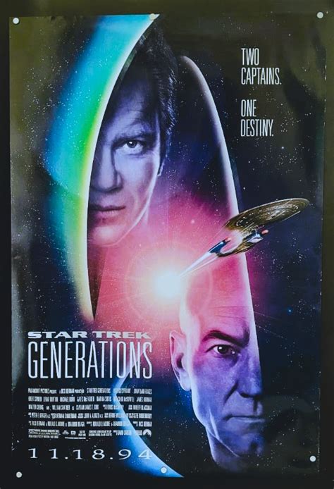 Star Trek Generations (1994) – Original One Sheet Movie Poster - Hollywood Movie Posters