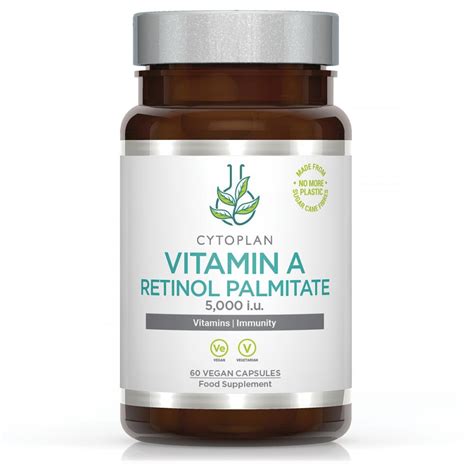 Vitamin A Retinol Palmitate 5000IU 60's: The Natural Dispensary