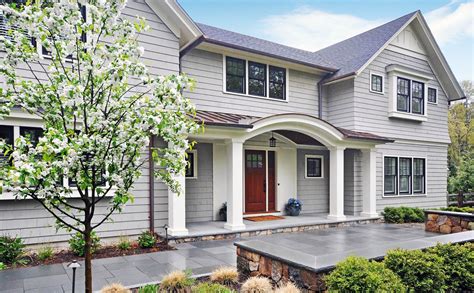 Gray House Color Schemes | Exterior Siding Color Combinations