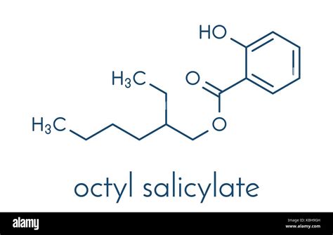 Octyl salicylate Stock Vector Images - Alamy