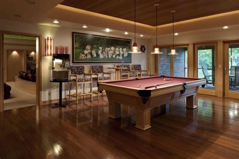 Classy and Charming: 19 Game Room Designs With Pool Table