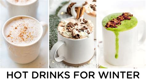 COZY HOT DRINKS FOR WINTER ‣‣ hot chocolate + lattes - YouTube