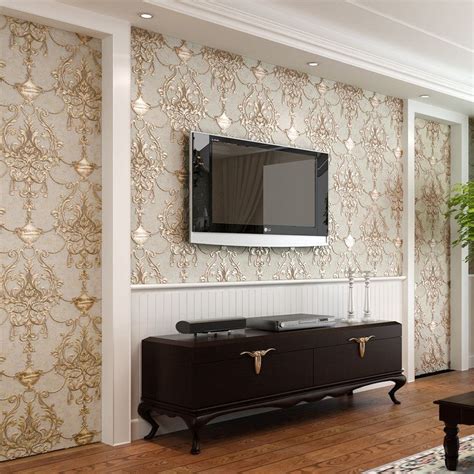 Luxury European Wallpaper Designs for Living Room