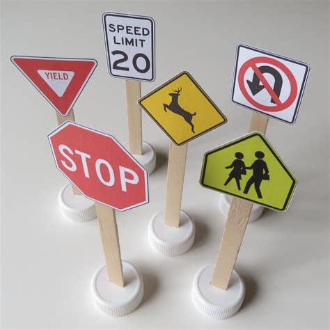 Printable Traffic Signs for Kids | Doodles and Jots | Kids doodles, Traffic signs, Crafts for kids